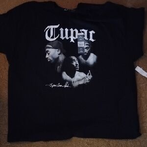 Black Tupac Graphic Tee
